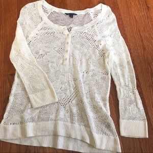 American Eagle | Open Knit Top